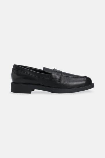 STRELLSON Leder-Loafer 'Clapton Harrod' schwarz
