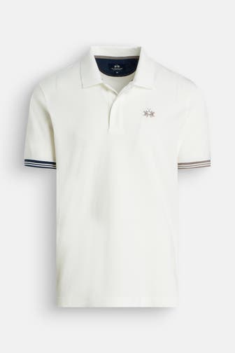 LA MARTINA Polo-Shirt ecru