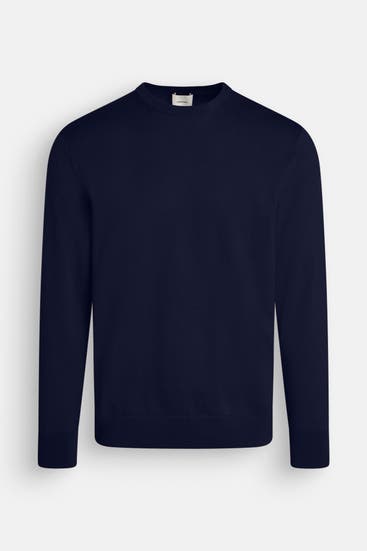 CALVIN KLEIN - Wollpullover dunkelblau