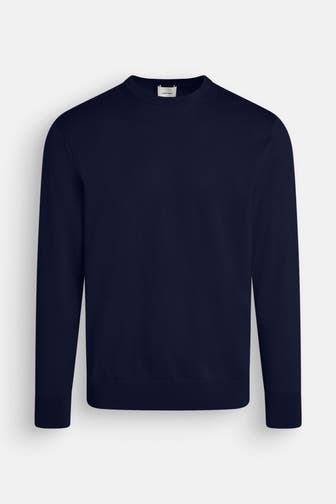 CALVIN KLEIN Wollpullover dunkelblau