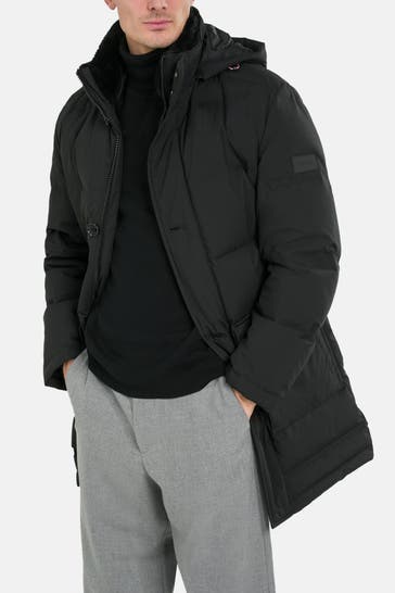 HECHTER Paris Daunenmantel schwarz