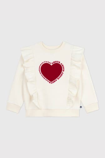 PETIT BATEAU Sweatshirt ecru