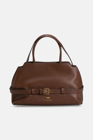 LA MARTINA Handtasche dunkelbraun