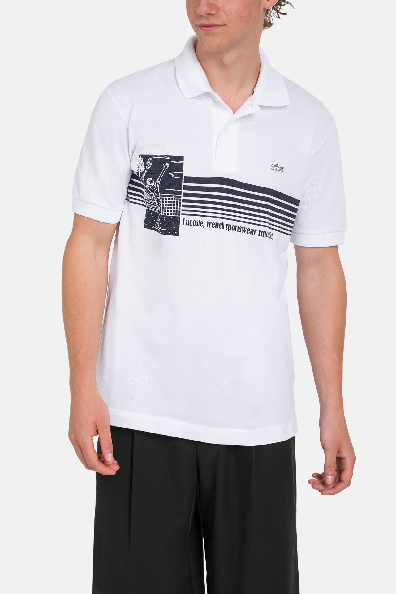 LACOSTE Polo-Shirt weiß, Bild 1