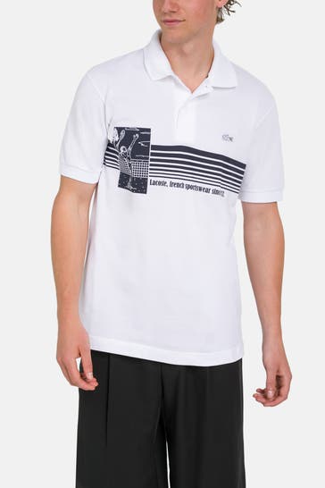 LACOSTE Polo-Shirt weiß