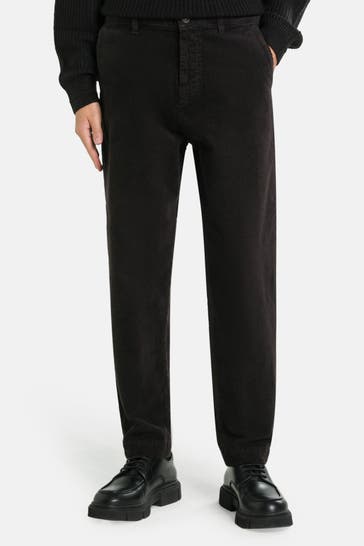 BOSS Cordhose 'Statum' schwarz