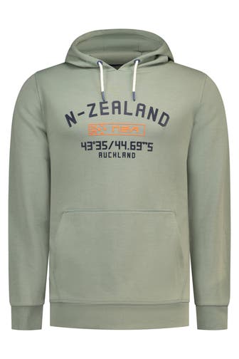 NEW ZEALAND AUCKLAND Hoodie graugrün
