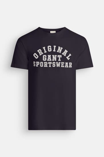 GANT T-Shirt schwarzblau