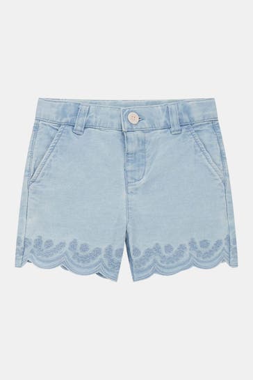 GUESS Jeansshorts hellblau