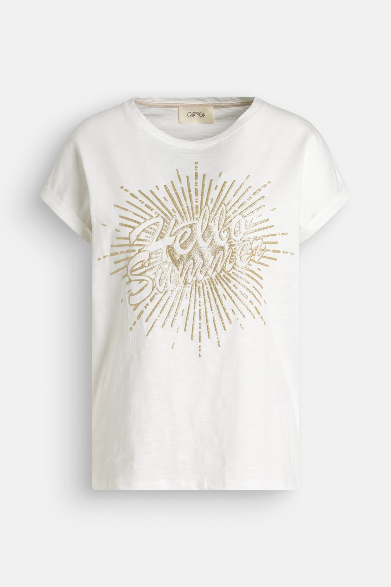 CARTOON T-Shirt weiß , Bild 1