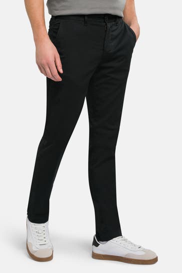 LACOSTE Chino schwarz