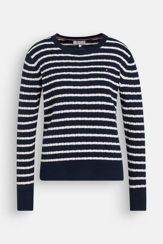 TOMMY HILFIGER Strickpullover gestreift