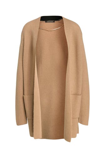 LUISA CERANO Strickjacke hellbraun