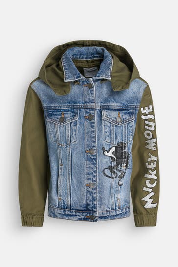 DESIGUAL Jeansjacke zweifarbig