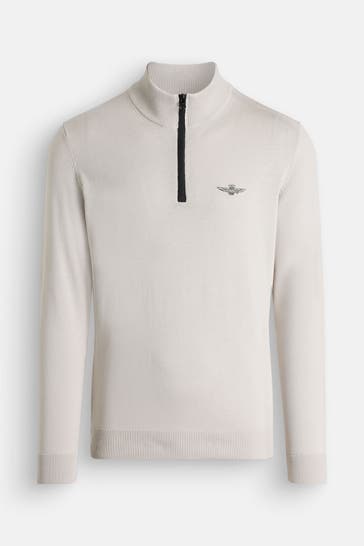 AERONAUTICA MILITARE Strick-Troyer ecru