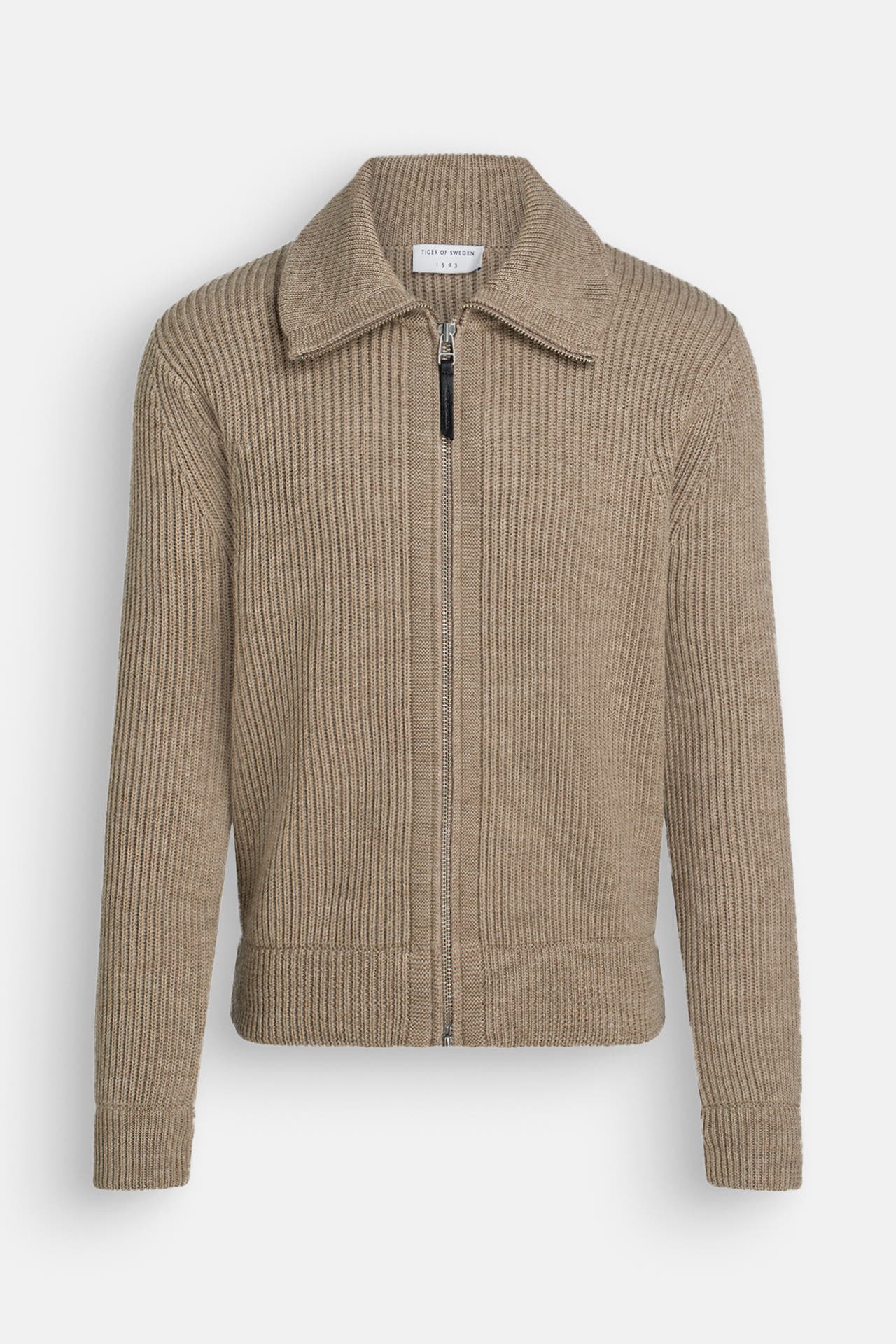 TIGER OF SWEDEN Wollstrickjacke 'Niall' hellbraun, Bild 1