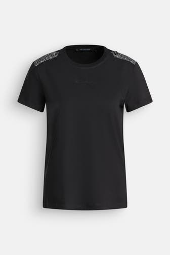 KARL LAGERFELD T-Shirt schwarz