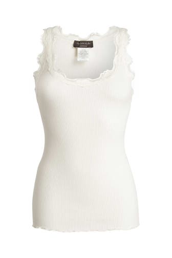 ROSEMUNDE Seidenmix-Top weiß