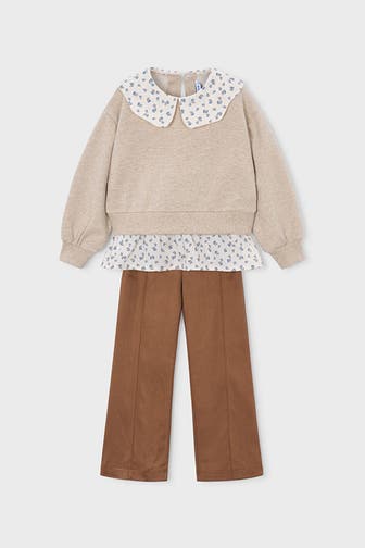 MAYORAL Set: Sweatshirt und Leggings mehrfarbig