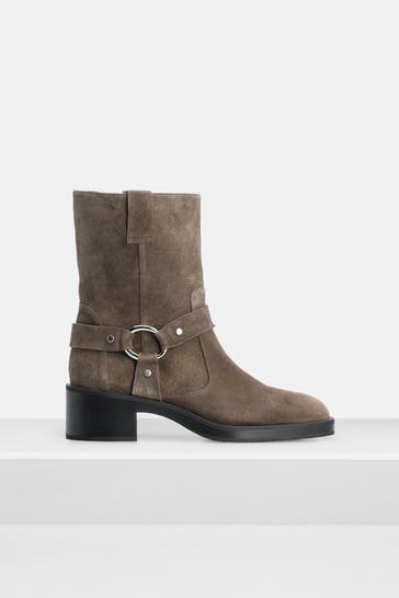 STUART WEITZMAN Biker-Boots 'Jax' dunkelgrau