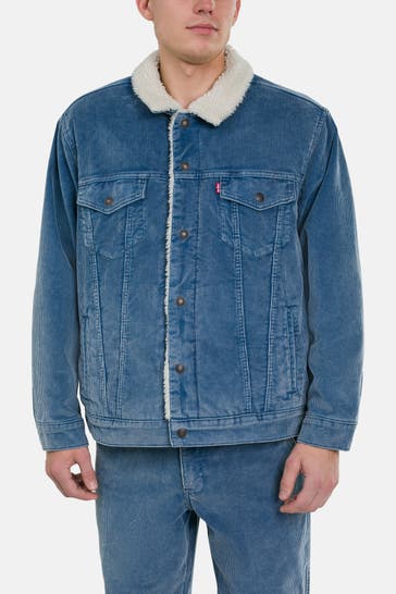 LEVI'S® Cord-Übergangsjacke blau