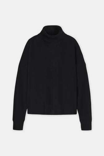 CLOSED Rollkragenpullover schwarz
