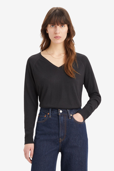 LEVI'S® Strickpullover schwarz