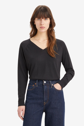 LEVI'S® Strickpullover schwarz