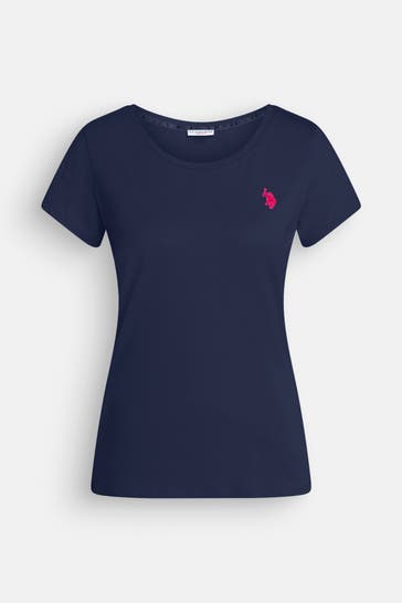 U.S. POLO ASSN. T-Shirt 'Cry' dunkelblau