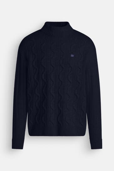 NAPAPIJRI Wollpullover schwarzblau