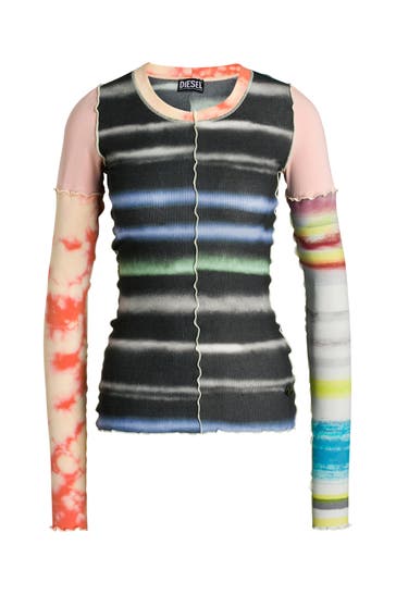 DIESEL Langarmshirt mehrfarbig