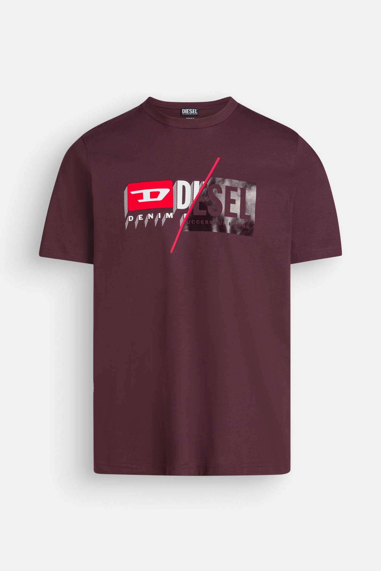 DIESEL T-Shirt braunrot, Bild 1