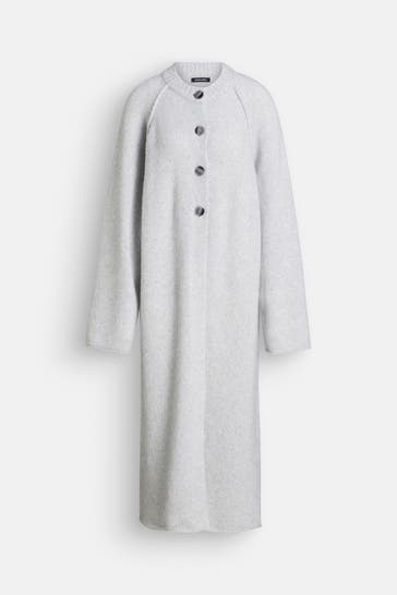 BLACK PALMS 'Maexin' cardigan, light grey
