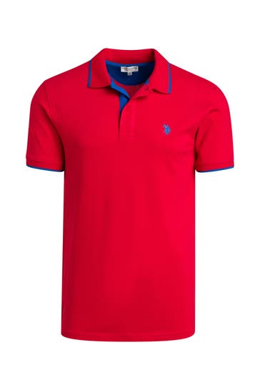 U.S. POLO ASSN. Polo-Shirt 'Barney' rot