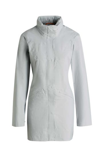 MAMMUT Parka 'Alvra' hellgrau