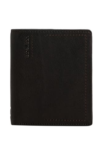 STRELLSON Ledergeldbörse 'Jorge' dunkelbraun