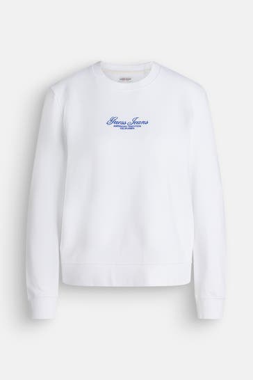 GUESS Sweatshirt weiß