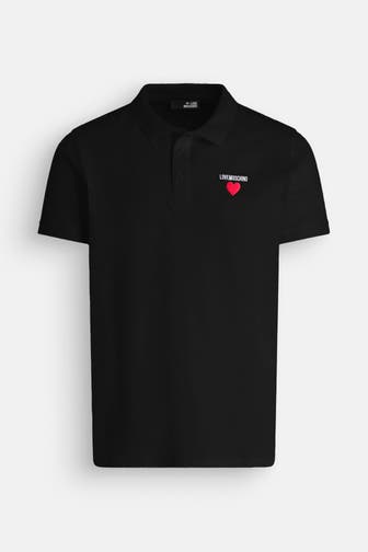 LOVE MOSCHINO Polo-Shirt schwarz