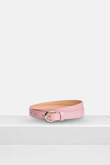 AIGNER Ledergürtel rosa