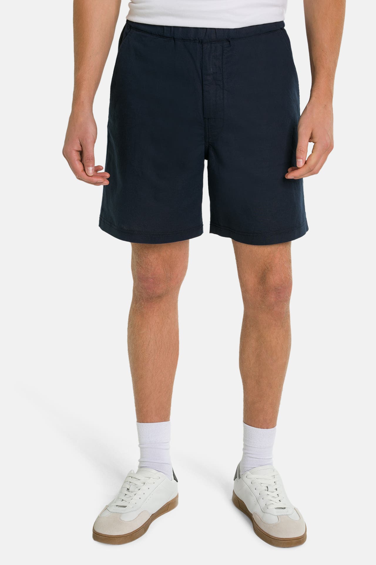 MARC O'POLO DENIM Leinenmix-Shorts nachtblau, Bild 1