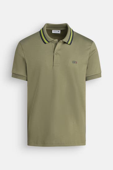 LACOSTE Polo-Shirt moosgrün