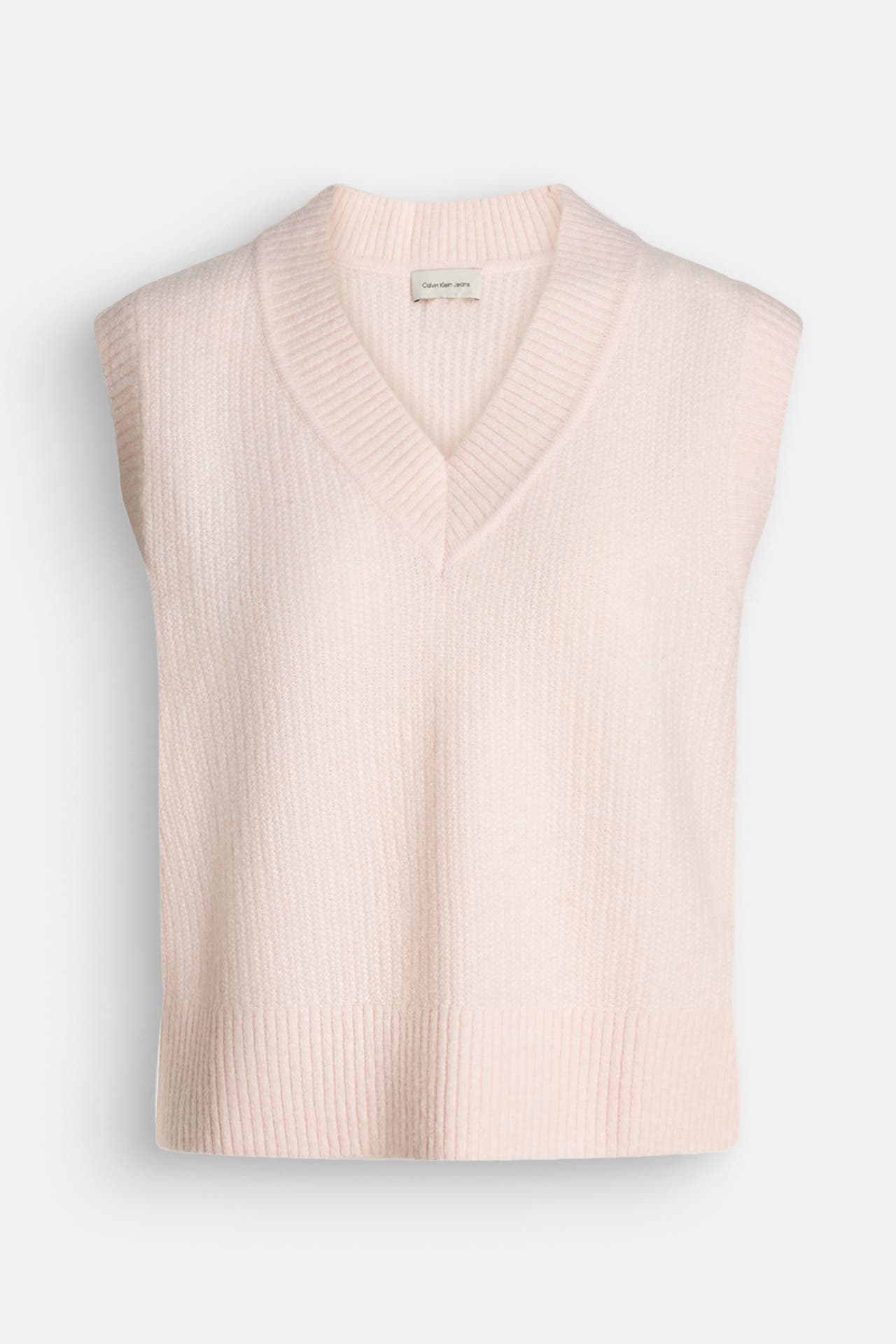 CALVIN KLEIN Wollmix-Pullunder hellrosa, Bild 1