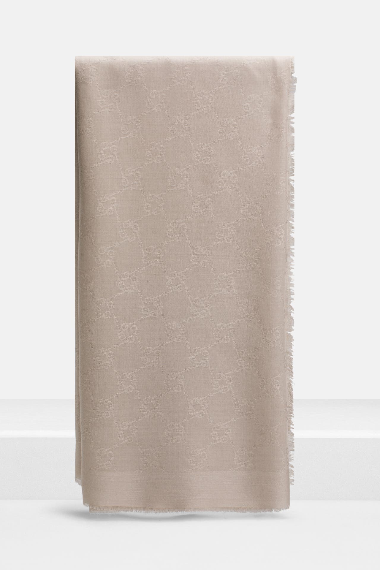 AIGNER Seidenmix-Tuch beige, Bild 1