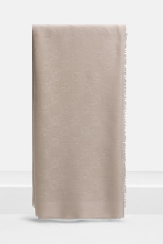 AIGNER Seidenmix-Tuch beige