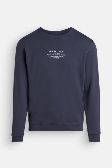 REPLAY Sweatshirt navy