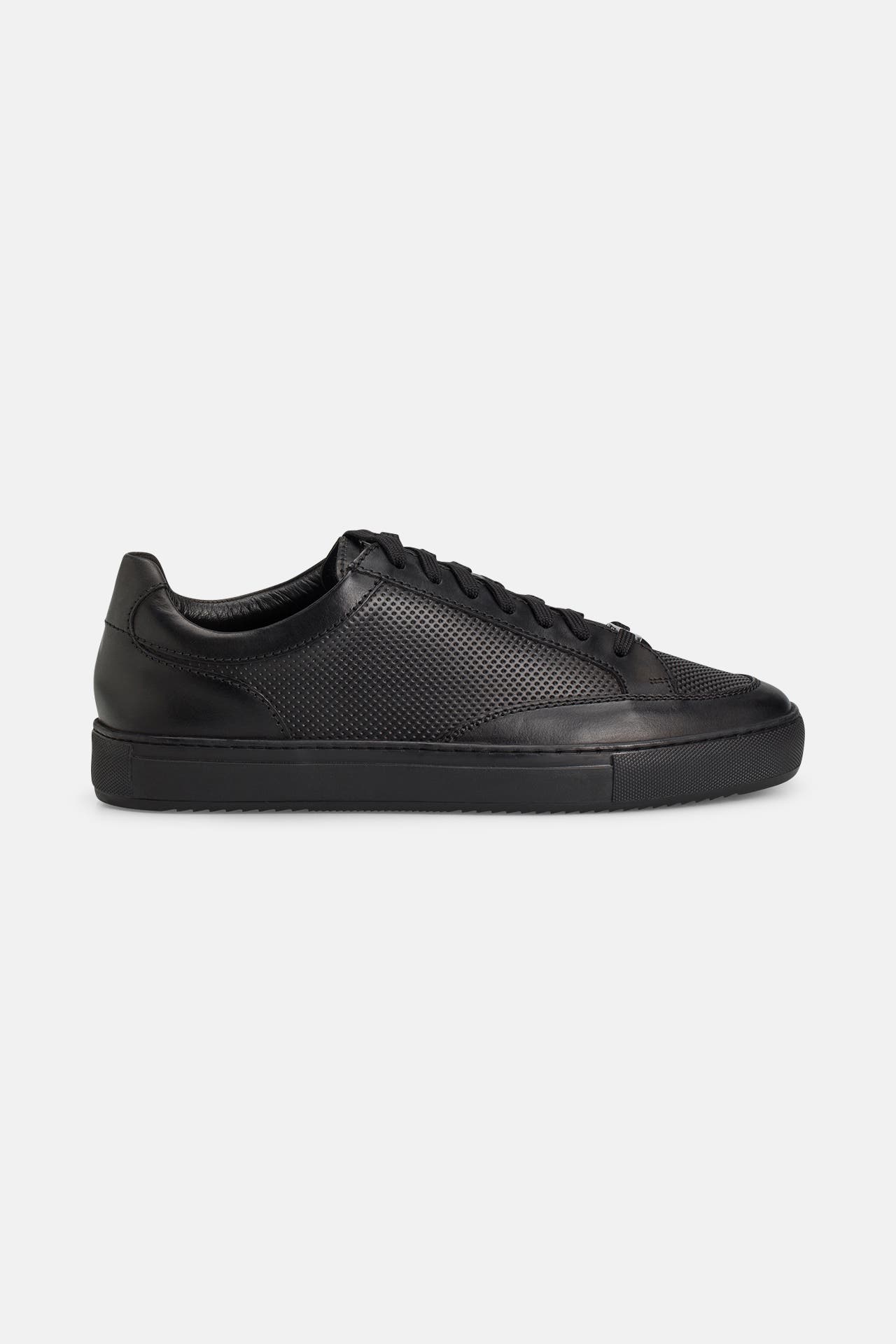 GORDON & BROS Leder-Sneaker 'Philip' schwarz, Bild 1