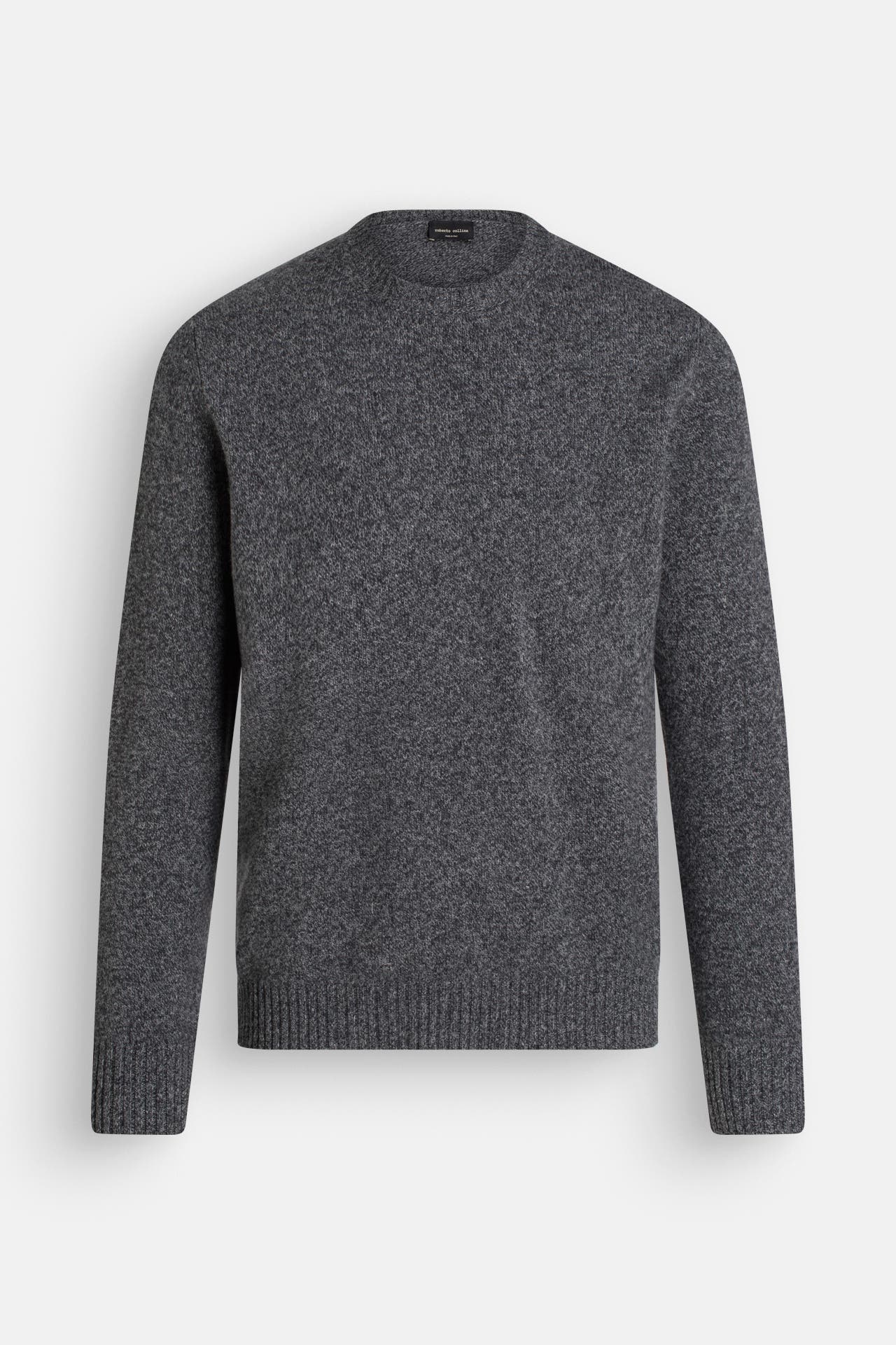 ROBERTO COLLINA Wollpullover dunkelgrau, Bild 1
