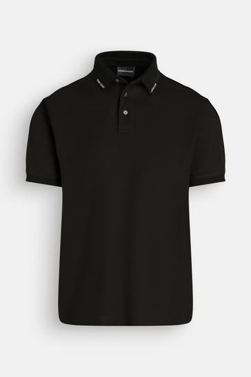 EMPORIO ARMANI Polo-Shirt schwarz
