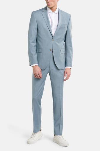 HECHTER Paris Anzug taubenblau