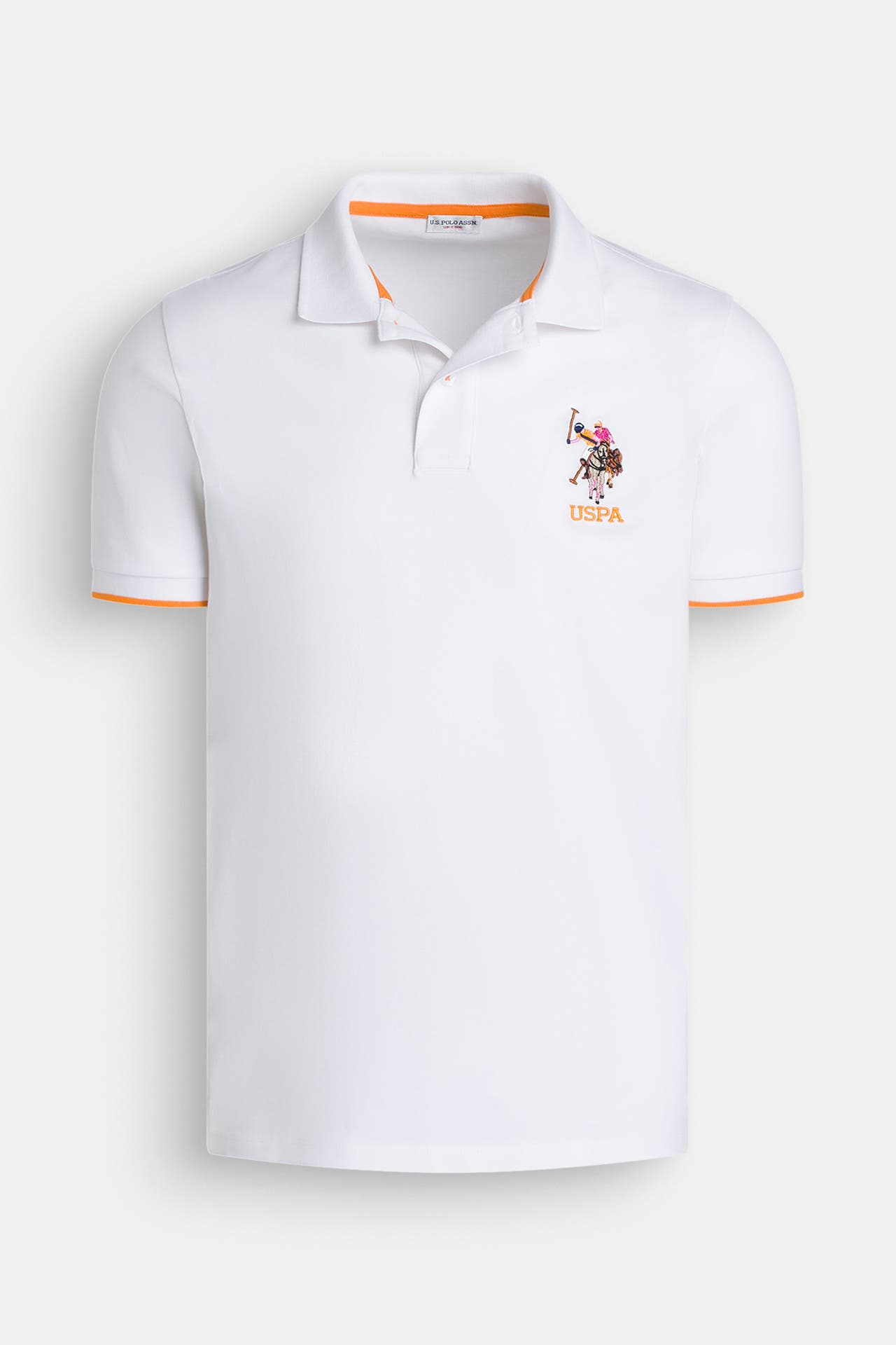 U.S. POLO ASSN. Polo-Shirt 'Bunter' weiß, Bild 1